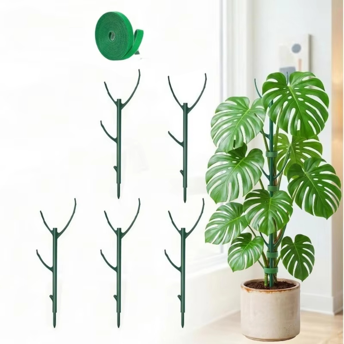 Plant Support Stake - Zestaw 6 sztuk podpórek do roślin
