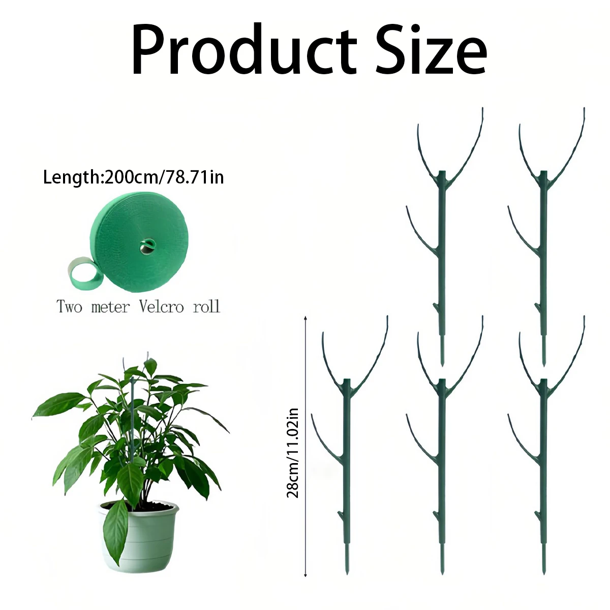 Zestaw 6 sztuk podpórek do roś – Plant Support Stake recenzja i cena