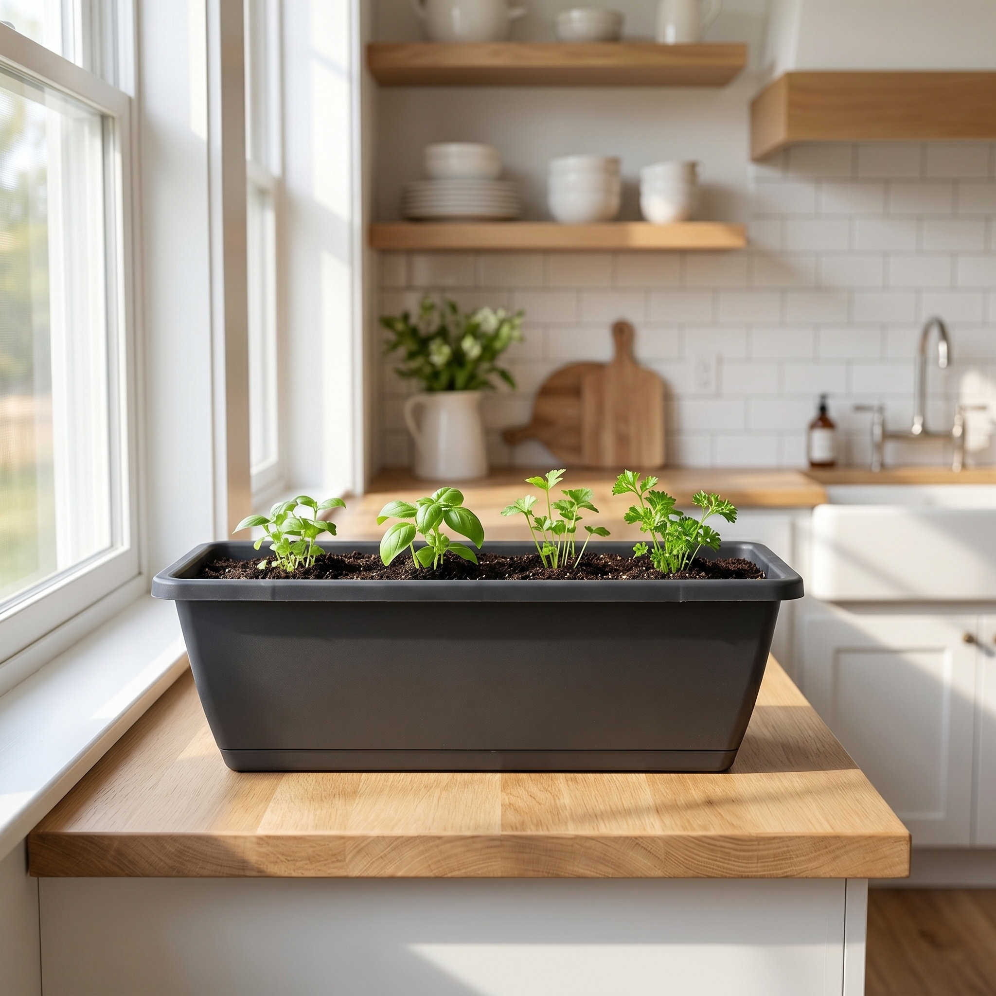 Zestaw 3 prostokątnych donic z – Succulent Set recenzja i cena