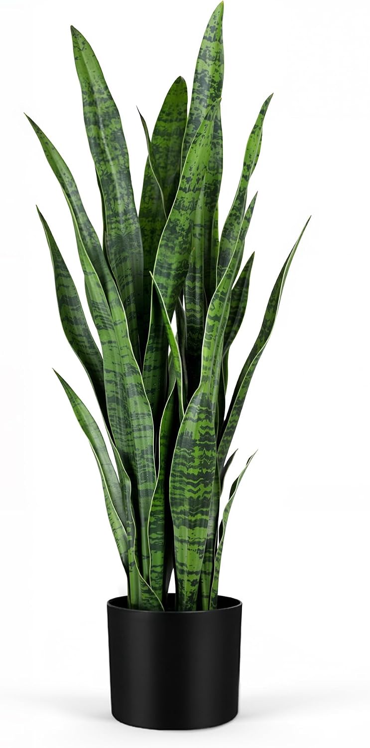 Sztuczna roślina sansewieria,  – Snake Plant recenzja i cena