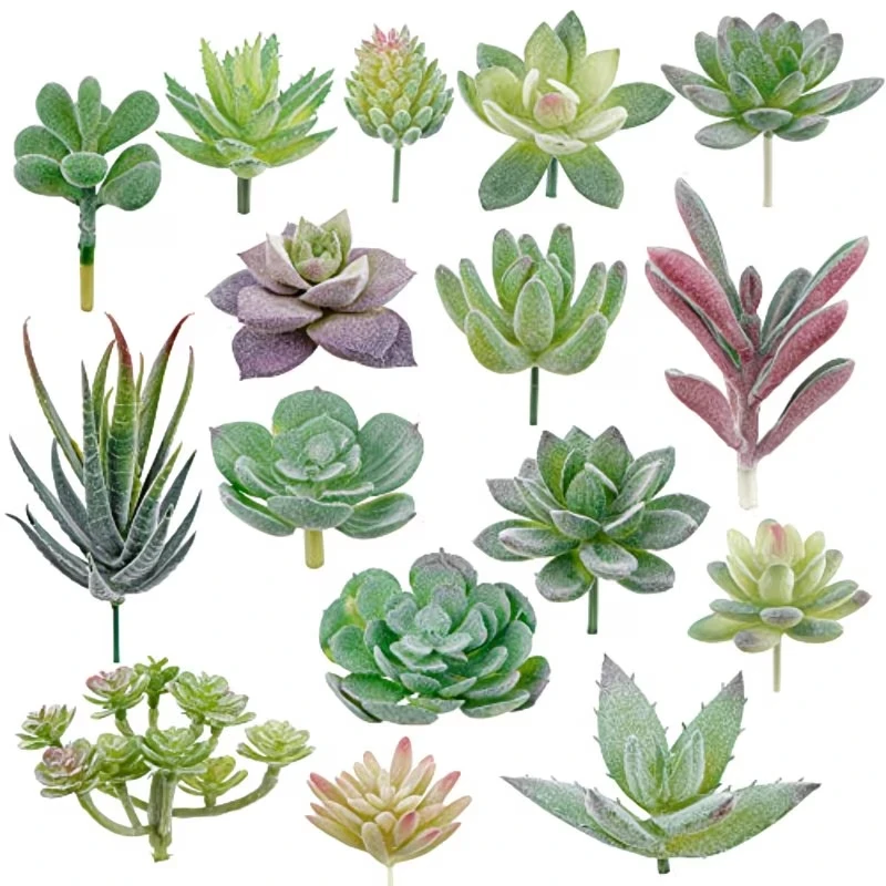 10/20 szt. Sztuczne sukulenty  – Succulent Set recenzja i cena