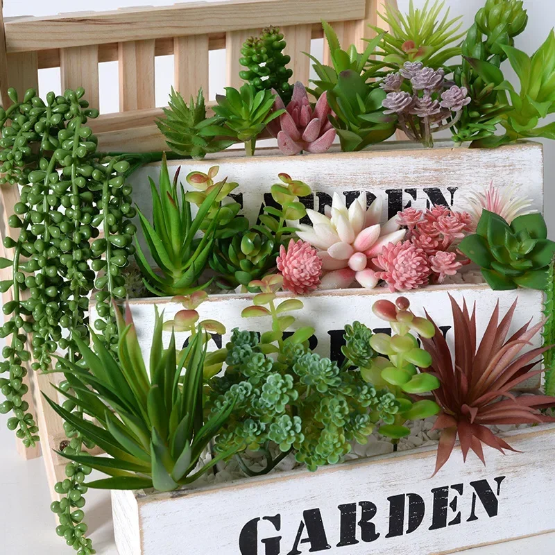 10/20 szt. Sztuczne sukulenty  – Succulent Set recenzja i cena